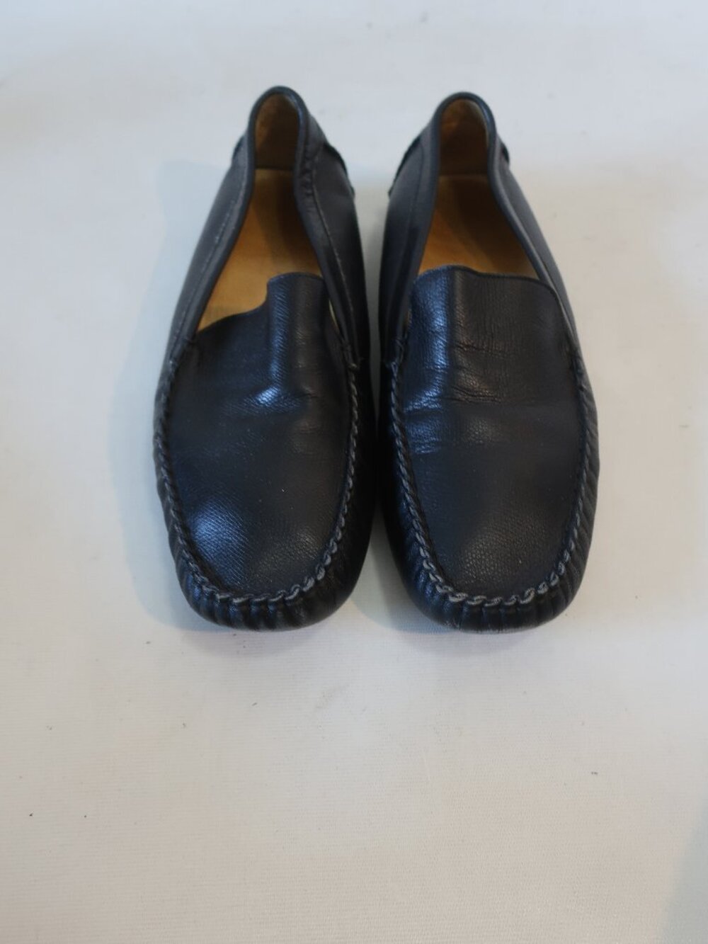 Mens Cole Haan Black Leather Loafers 11M